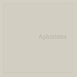 Aphorisms by Lambkin, Graham