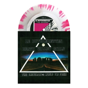 7-Split (Clear Opaque Pink Splatter) by Butcherettes