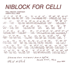 Niblock For Celli / Celli Plays Niblock by Niblock, Phill