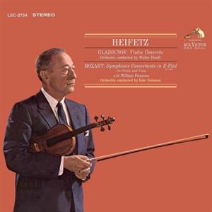 Glazounov: Violin Concerto / Mozart: Symphonie Concertante In E-Flat by Heifetz, Jascha & Walt...