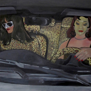 Mask Lady and Lady Night Girl by Marci