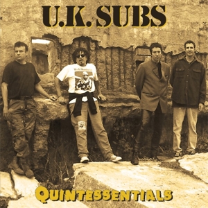 Quintessentials (Yellow / Black Splatter) by Uk Subs