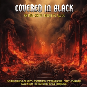 Covered In Black (Red Marble)